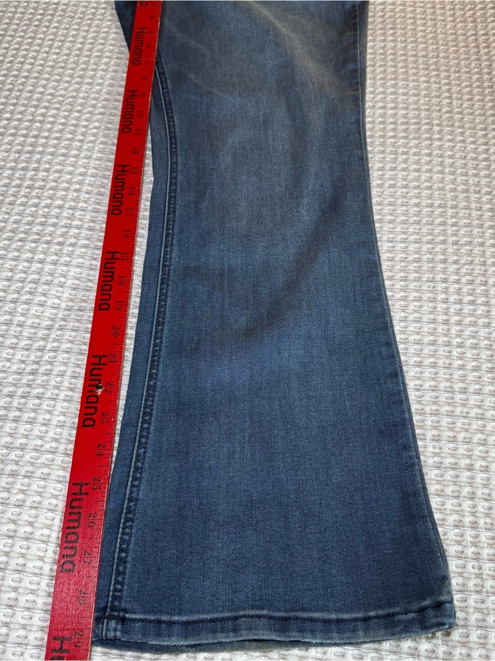 Democracy Ab solution Itty Bitty Bootcut Jeans 14P Petite Dark Indigo Stretch - Picture 2 of 12